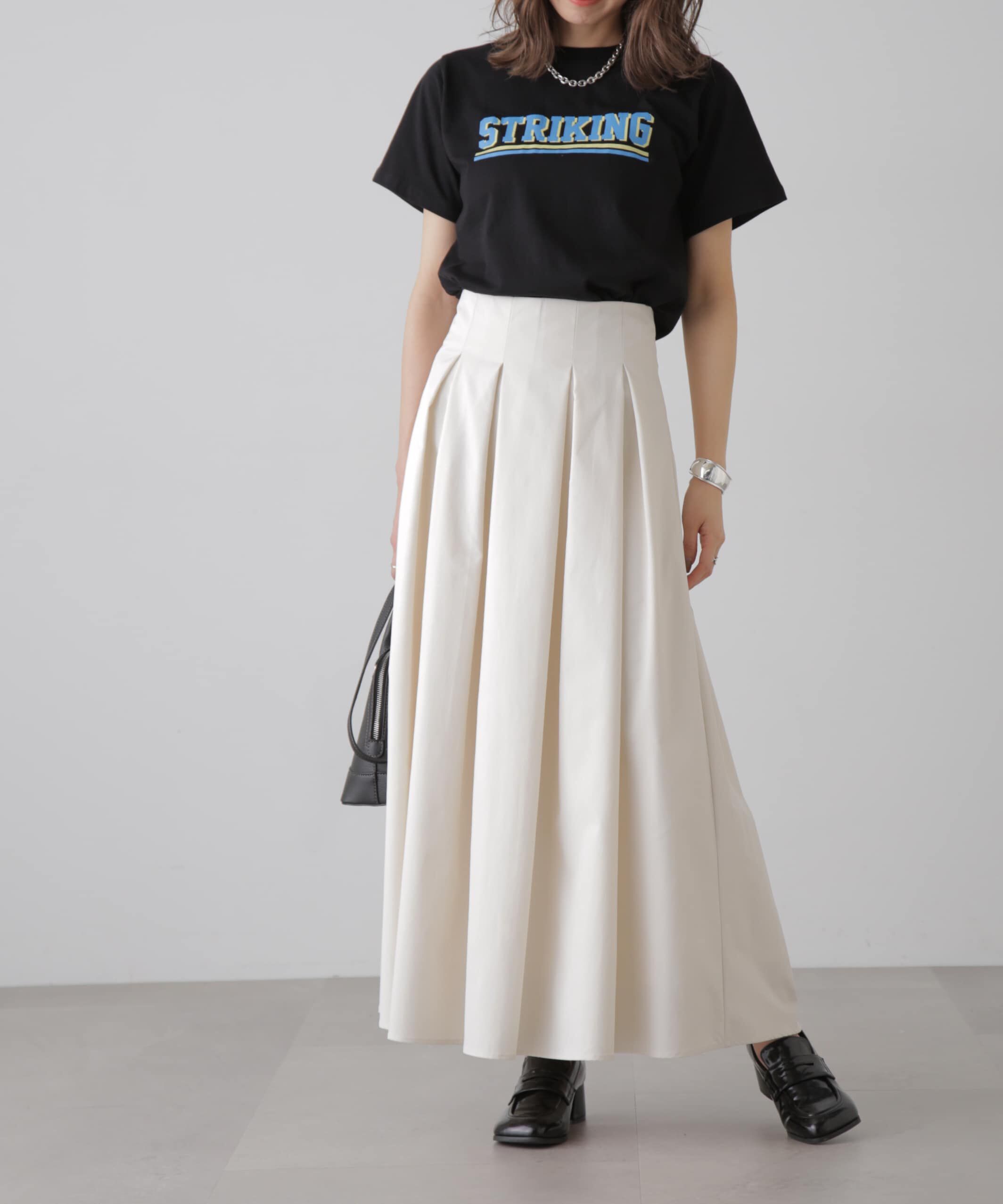  「カレッジロゴナンバープリントTシャツ」|Tシャツ・カットソー|