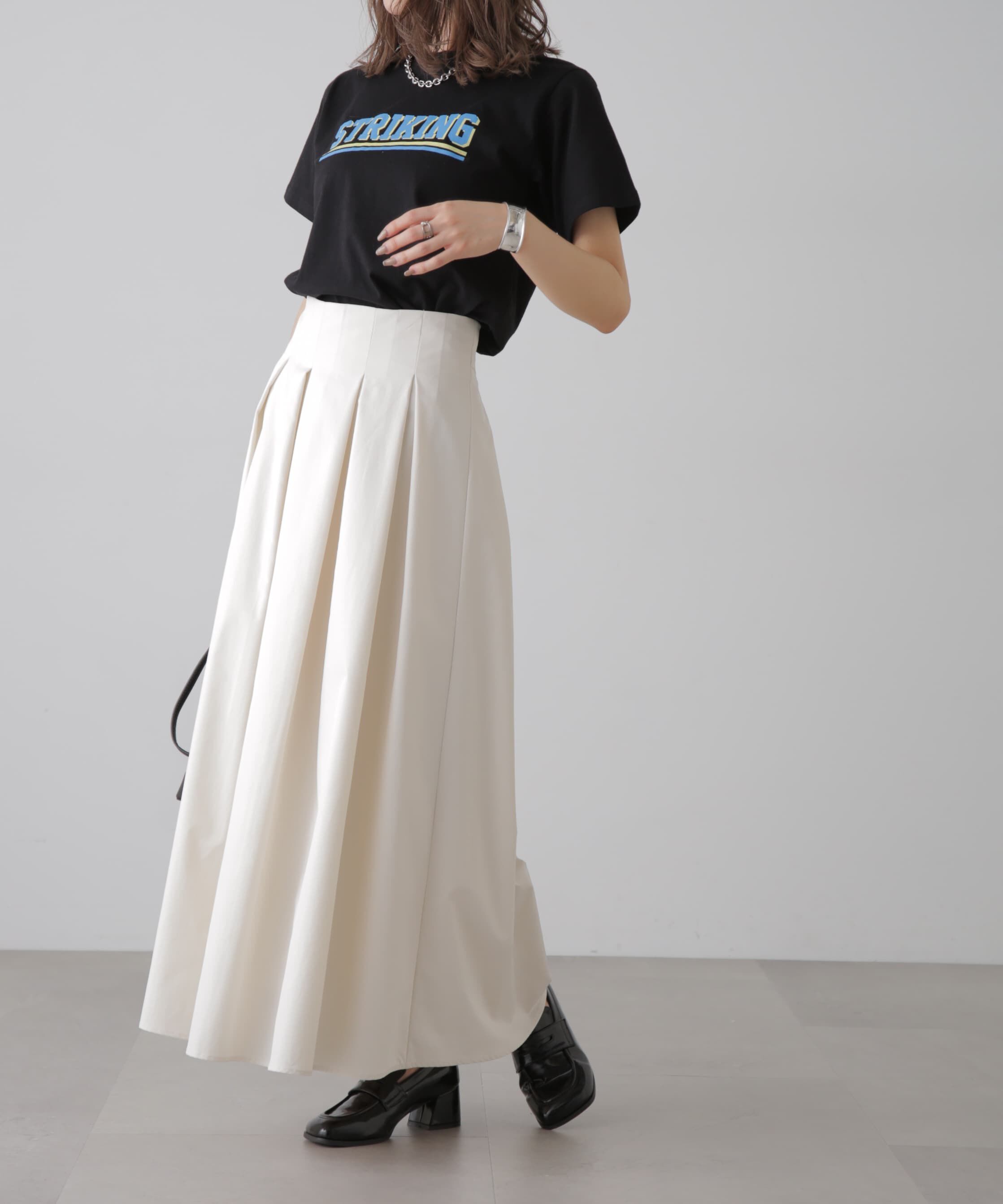  「カレッジロゴナンバープリントTシャツ」|Tシャツ・カットソー|