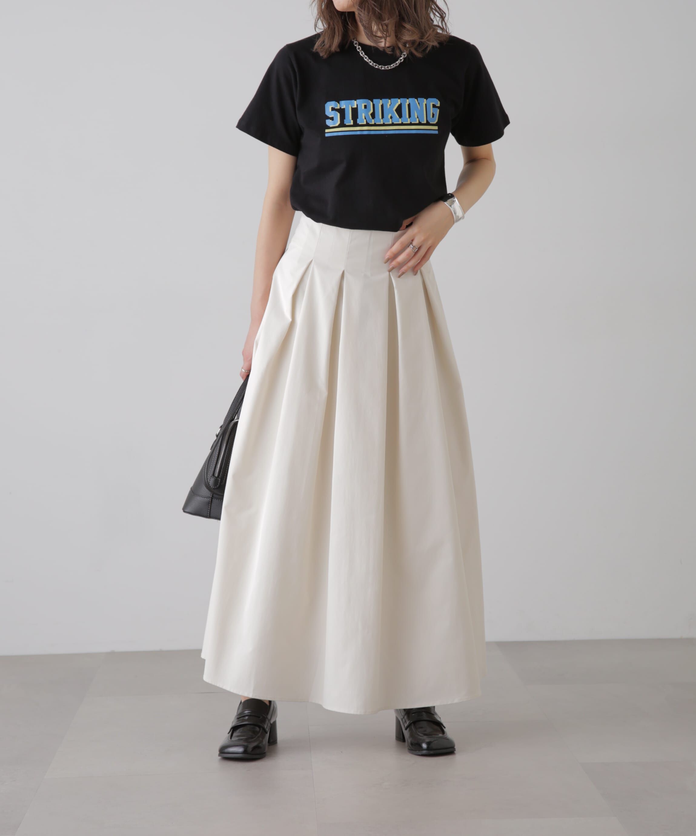  「カレッジロゴナンバープリントTシャツ」|Tシャツ・カットソー|