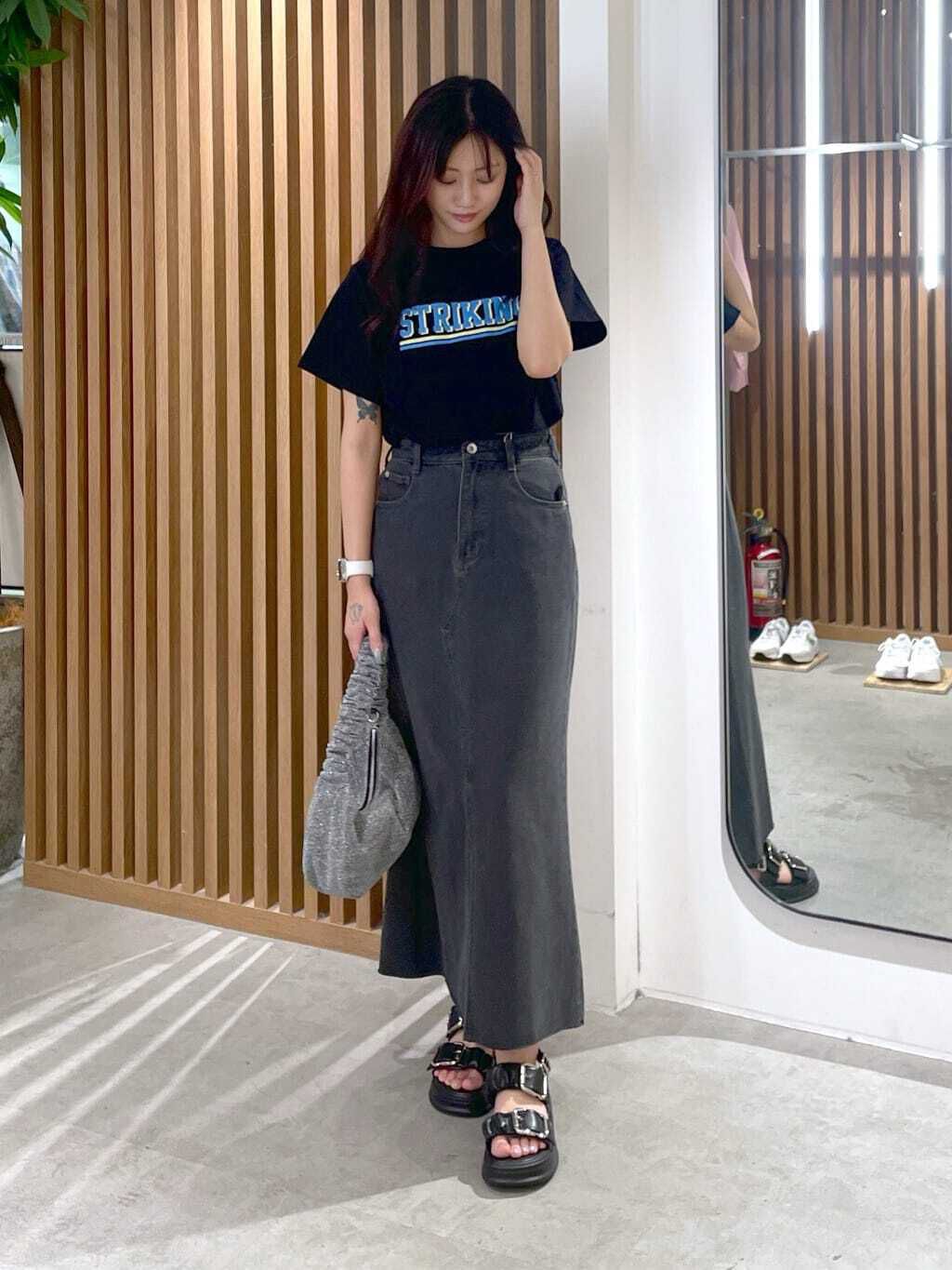  「カレッジロゴナンバープリントTシャツ」|Tシャツ・カットソー|