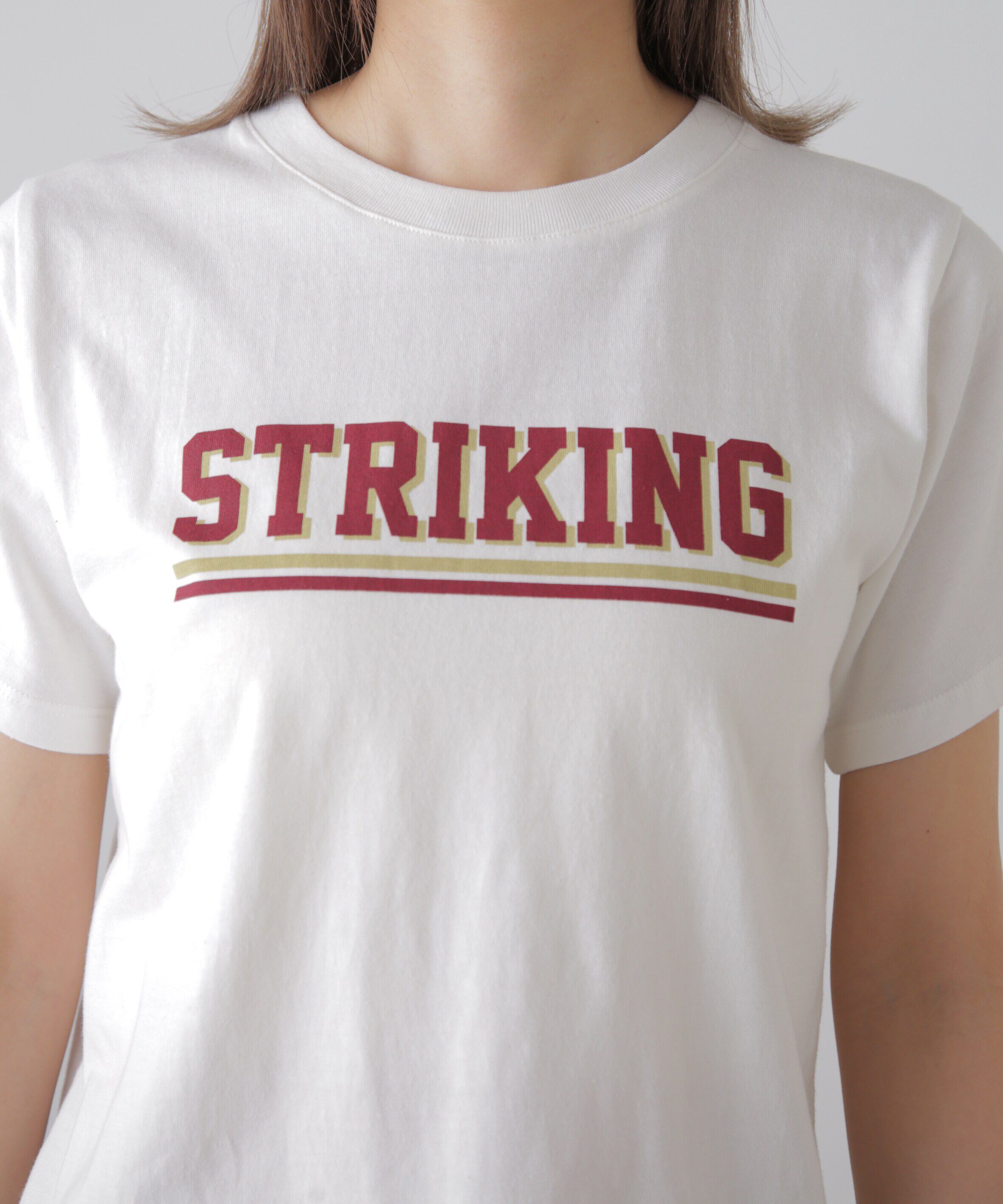  「カレッジロゴナンバープリントTシャツ」|Tシャツ・カットソー|