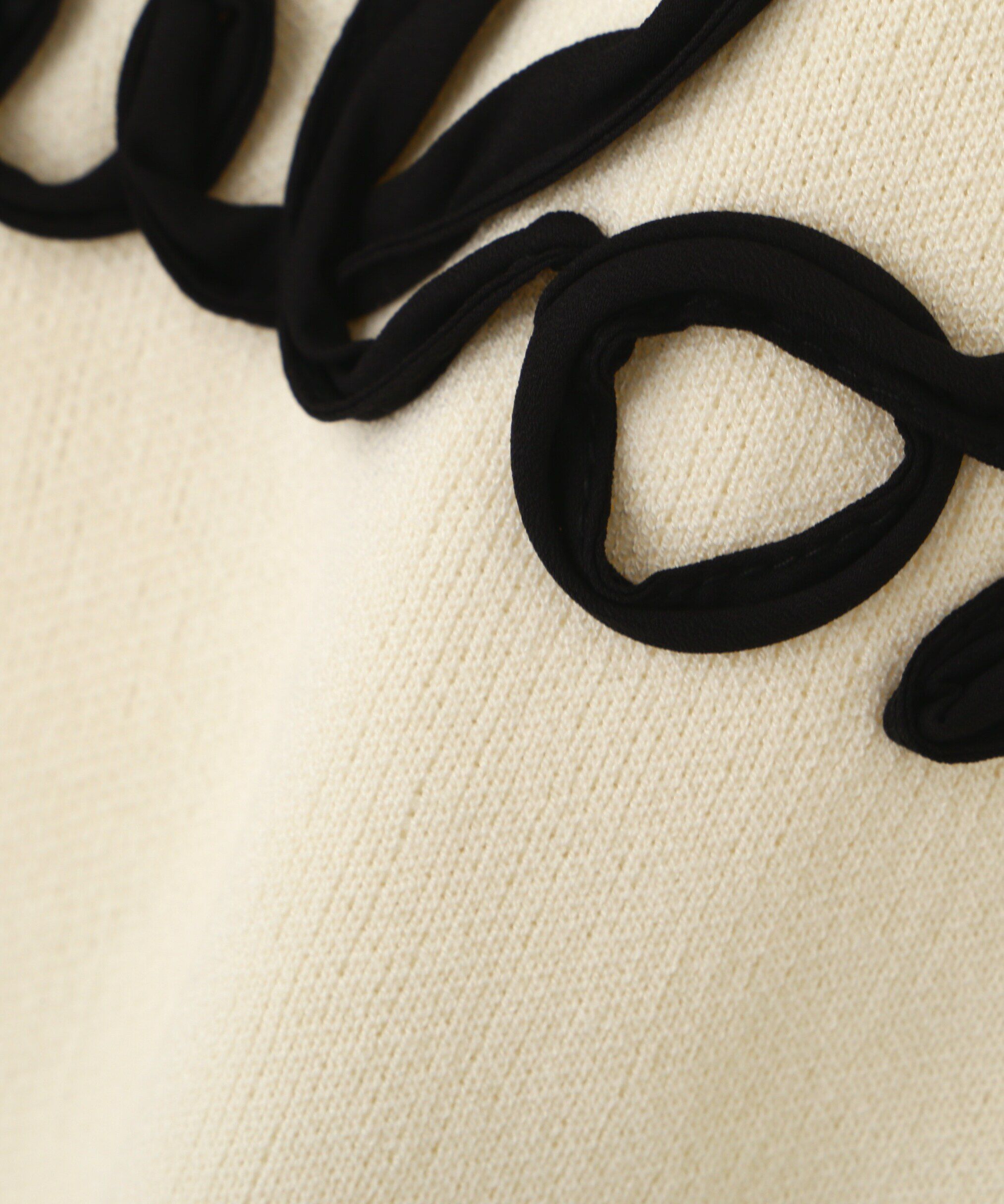 PROPORTION BODY DRESSING「ロゴコード刺繍ニット」|ニット・セーター|