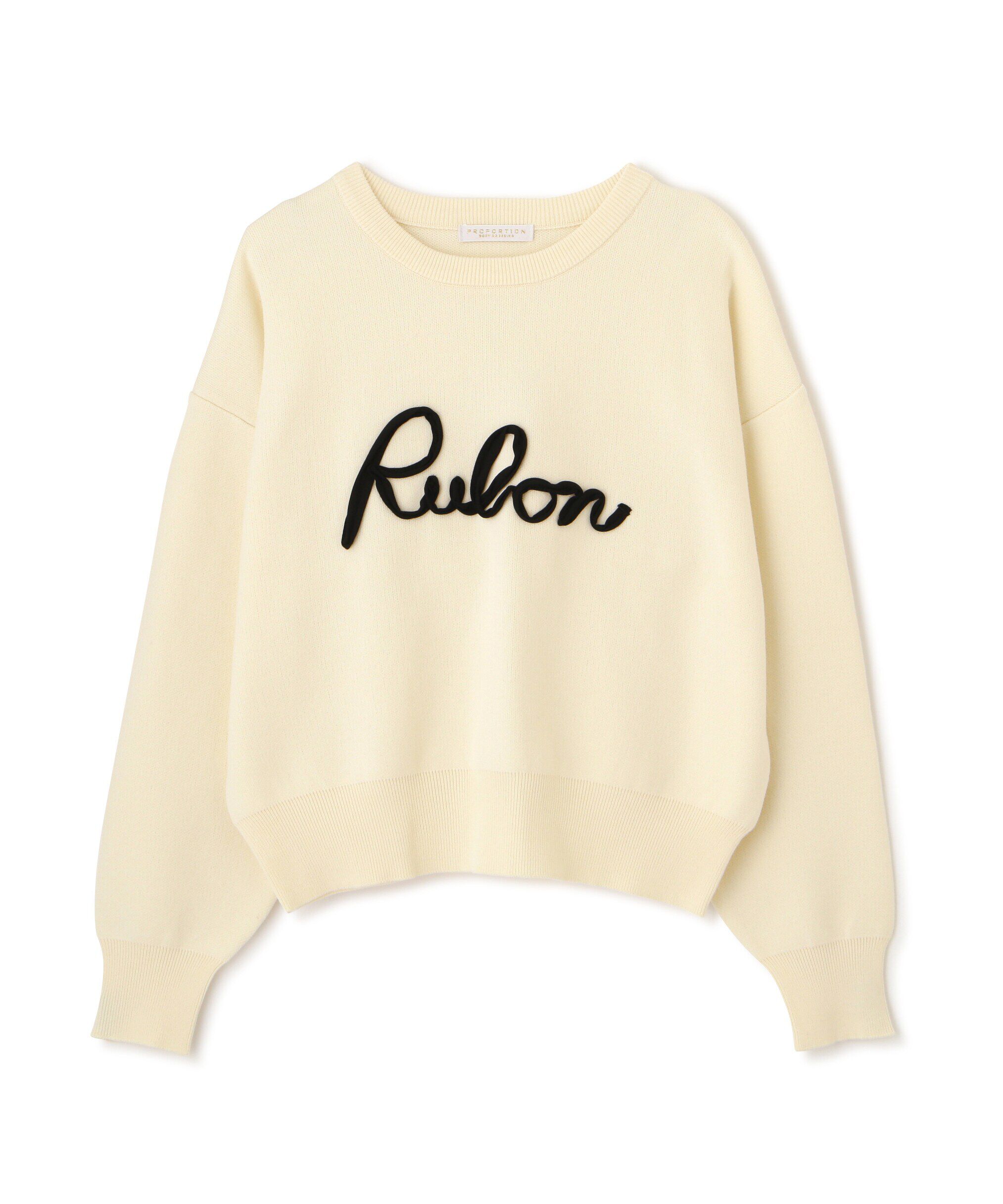 PROPORTION BODY DRESSING「ロゴコード刺繍ニット」|ニット・セーター|