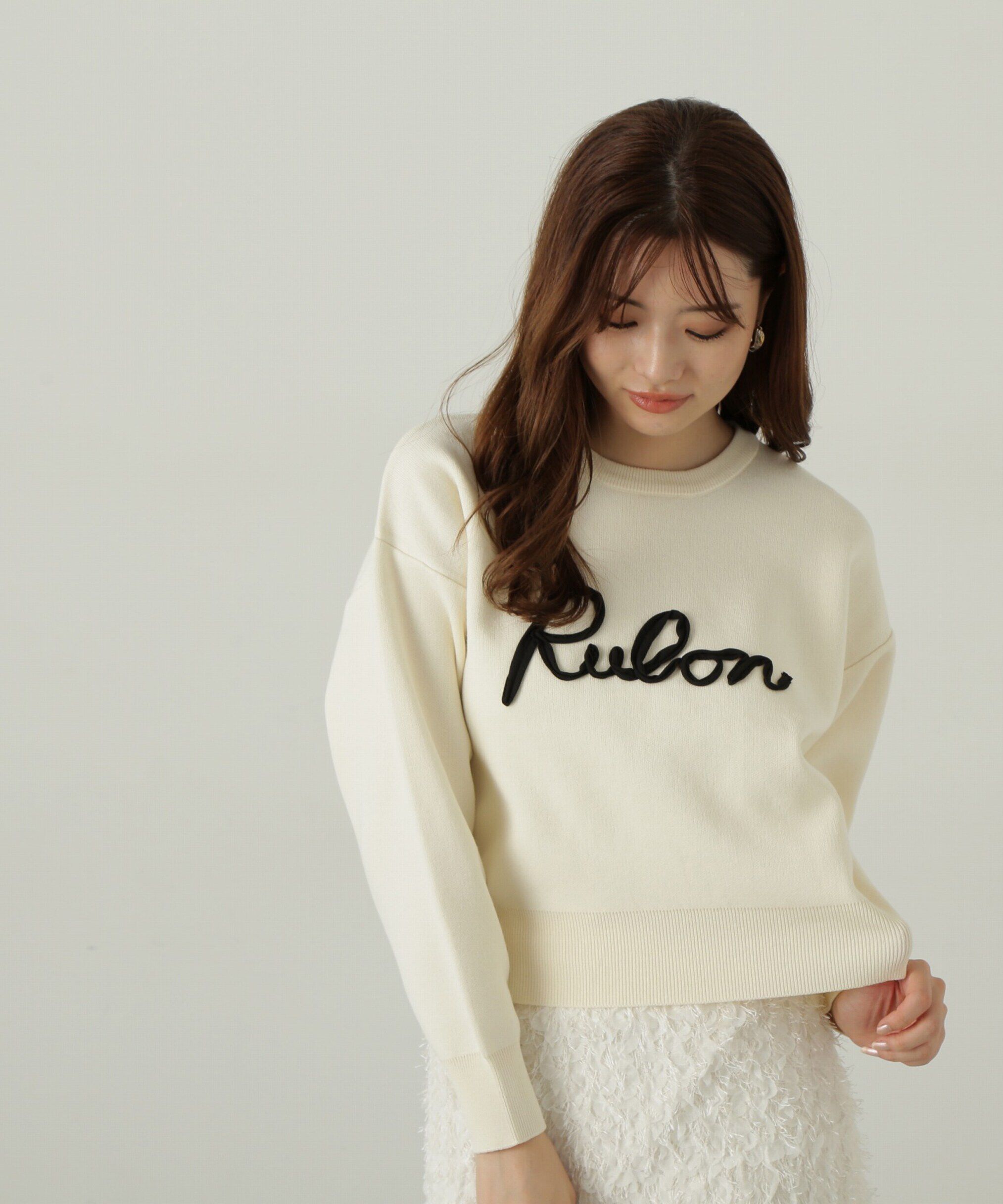 PROPORTION BODY DRESSING「ロゴコード刺繍ニット」|ニット・セーター|