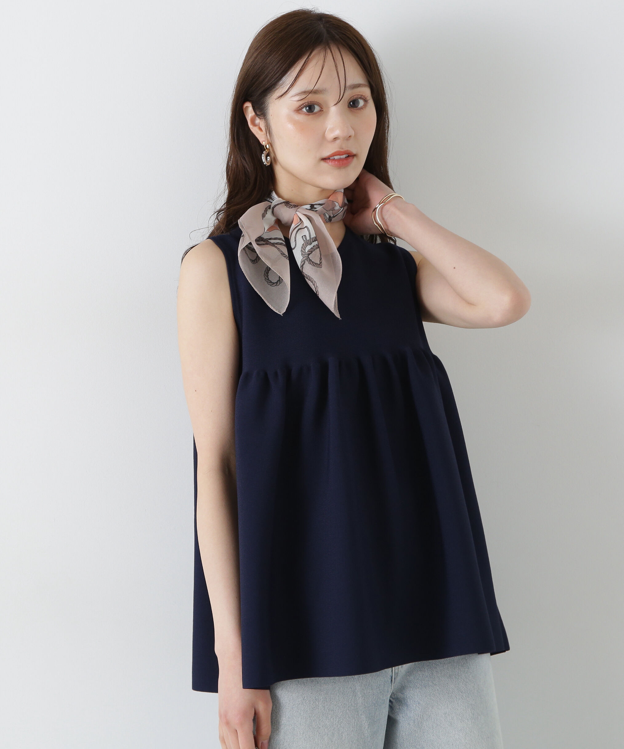 PROPORTION BODY DRESSING「バックリボンペプラムニット」|ニット・セーター|