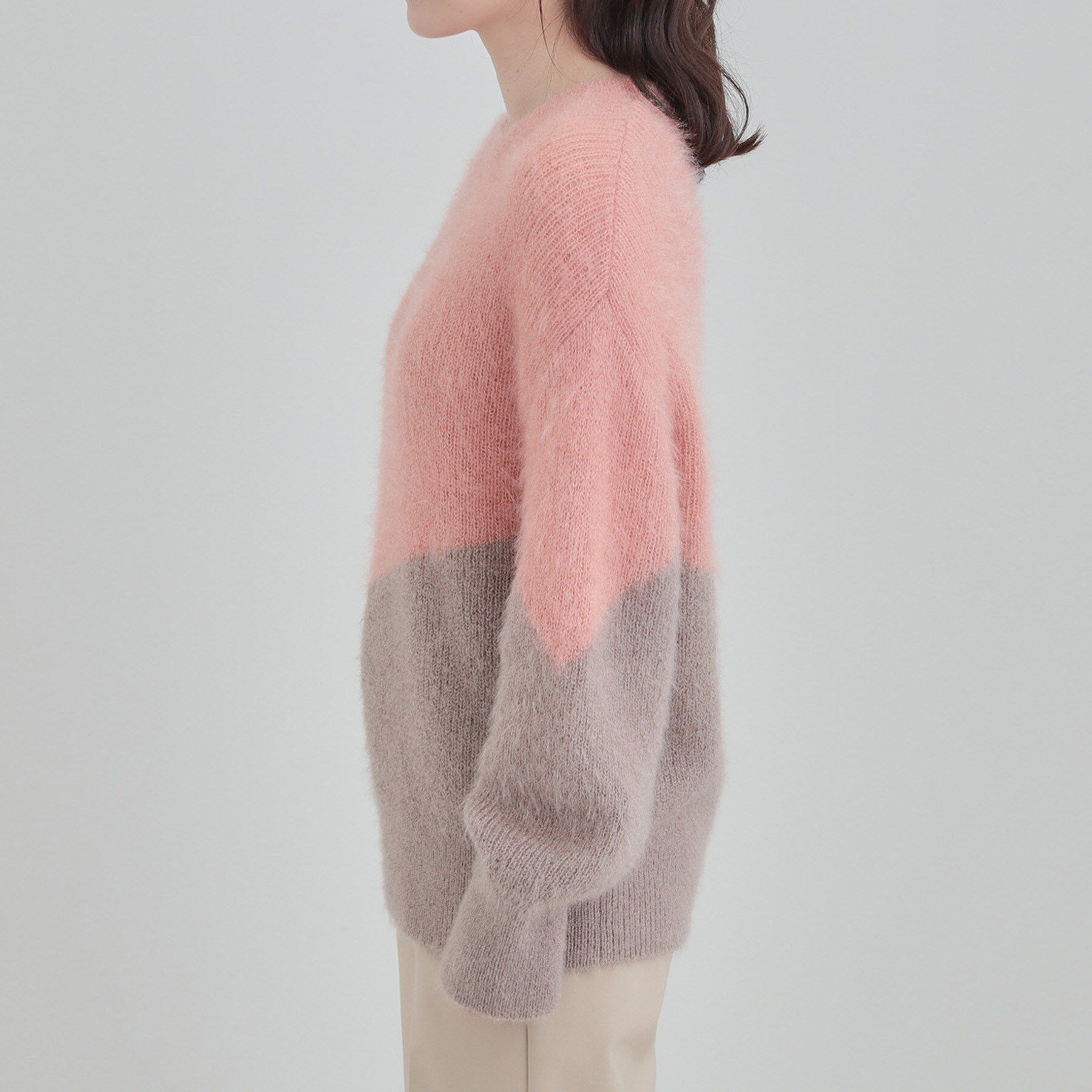 SHOO･LA･RUE「【S-LL/ゆったり】ふわふわシャギー 大人レディなニット」|ニット・セーター|