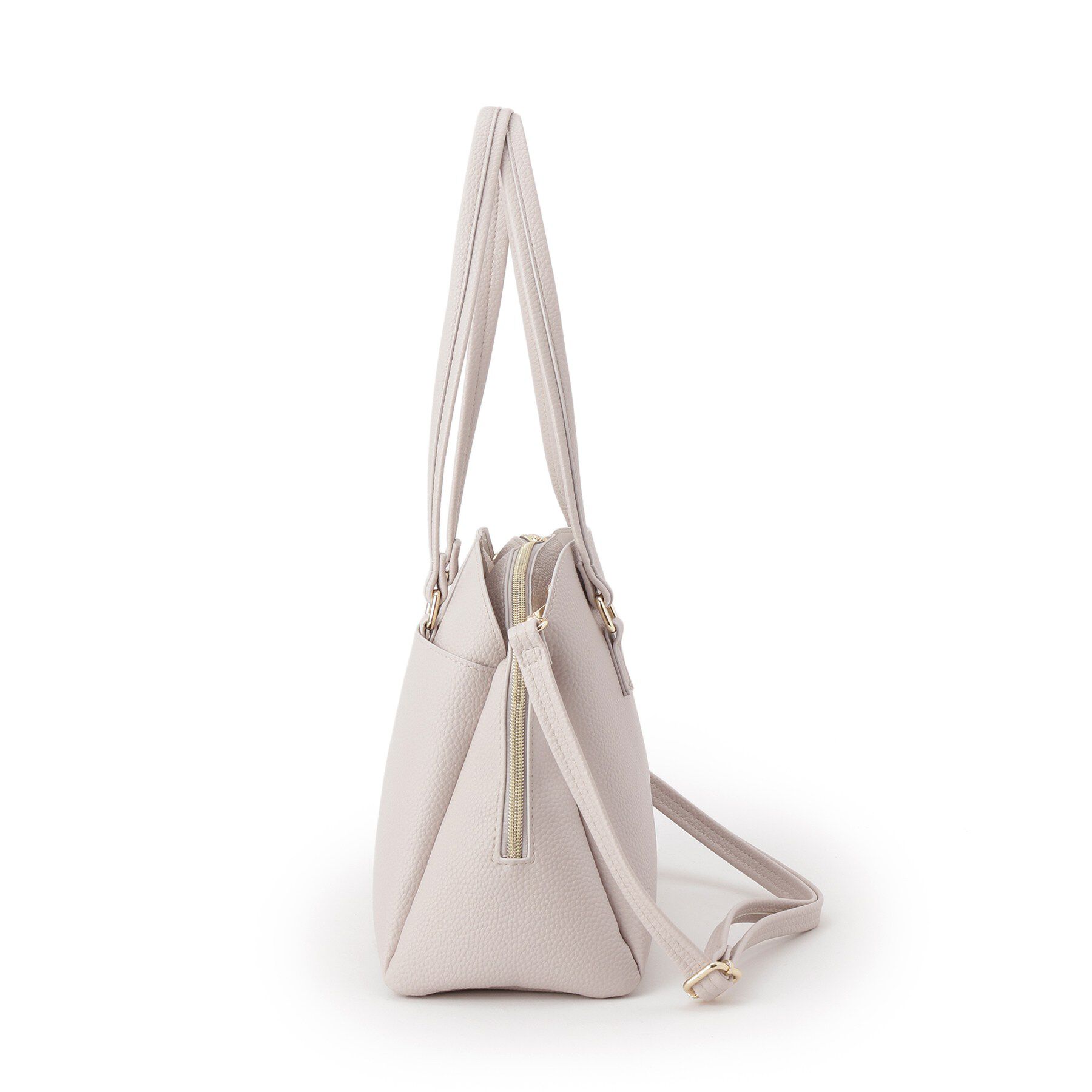 SHOO･LA･RUE「【軽量/2WAY】ロングハンドル ラウンドトートバッグ」|トートバッグ|