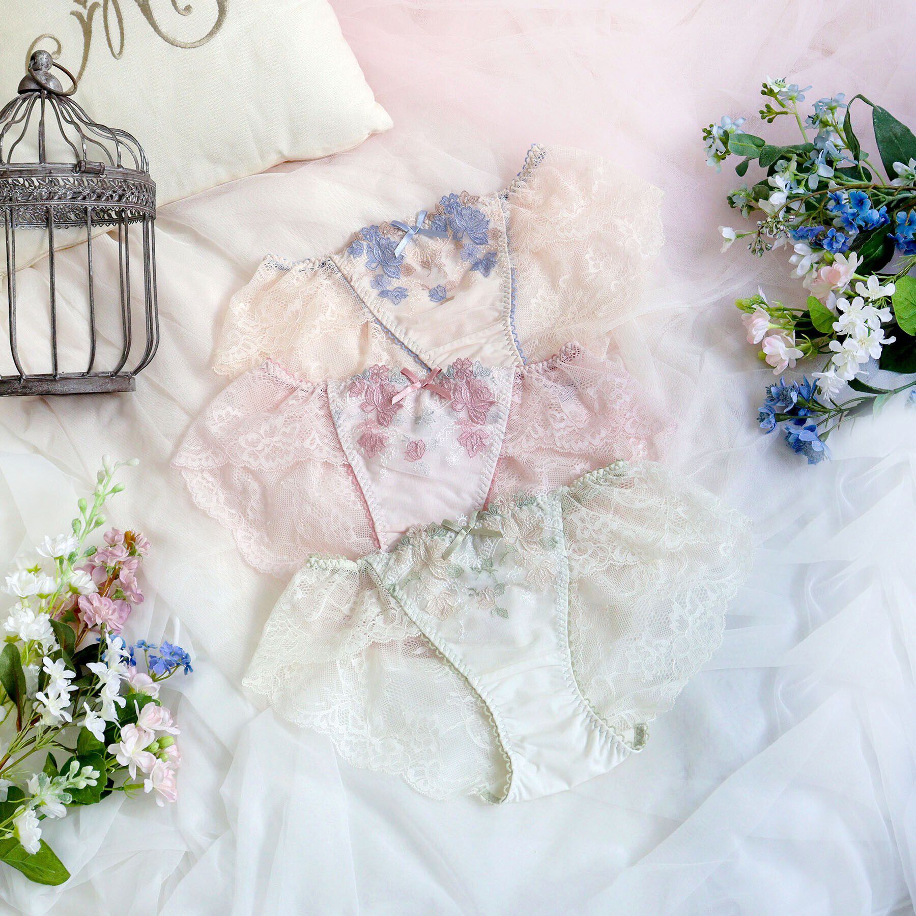 Risa Magli「イーシャ レースショーツ」|インナー|