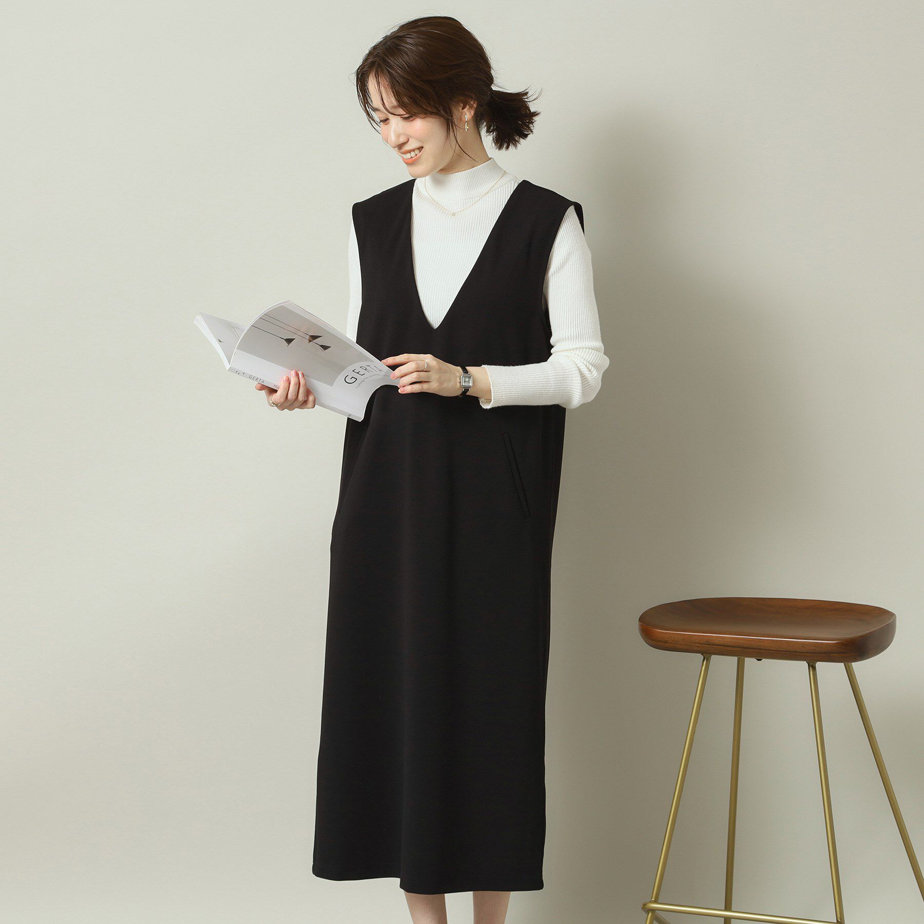 ITS&rsquo;DEMO「【洗濯機OK／吸水速乾／UVカット】カットジョーゼットジャンスカ」|ワンピース|