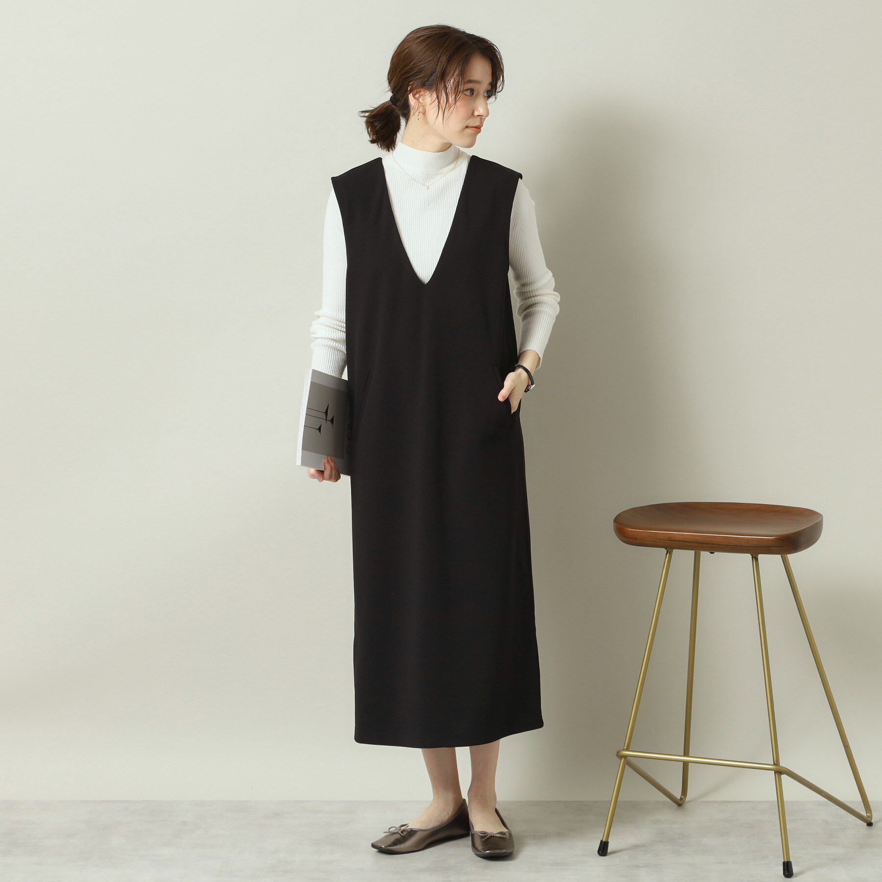 ITS&rsquo;DEMO「【洗濯機OK／吸水速乾／UVカット】カットジョーゼットジャンスカ」|ワンピース|