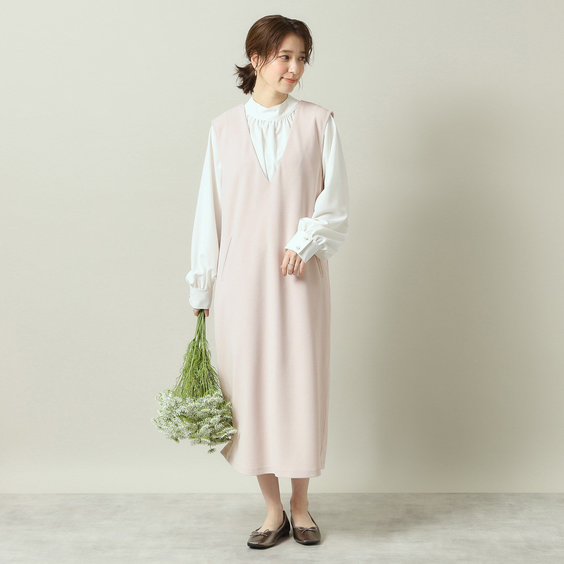 ITS&rsquo;DEMO「【洗濯機OK／吸水速乾／UVカット】カットジョーゼットジャンスカ」|ワンピース|