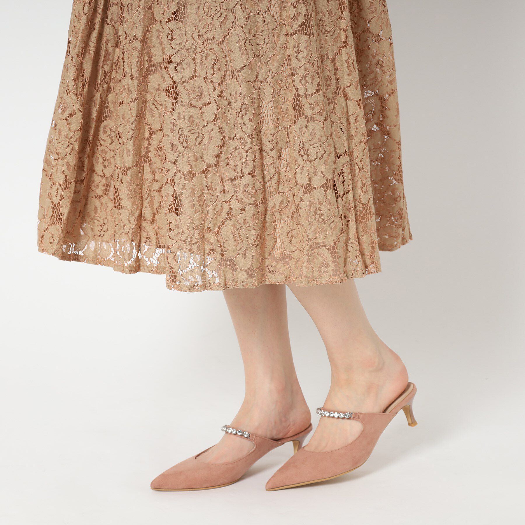 ESPERANZA「ビジューベルトミュール」|サンダル|