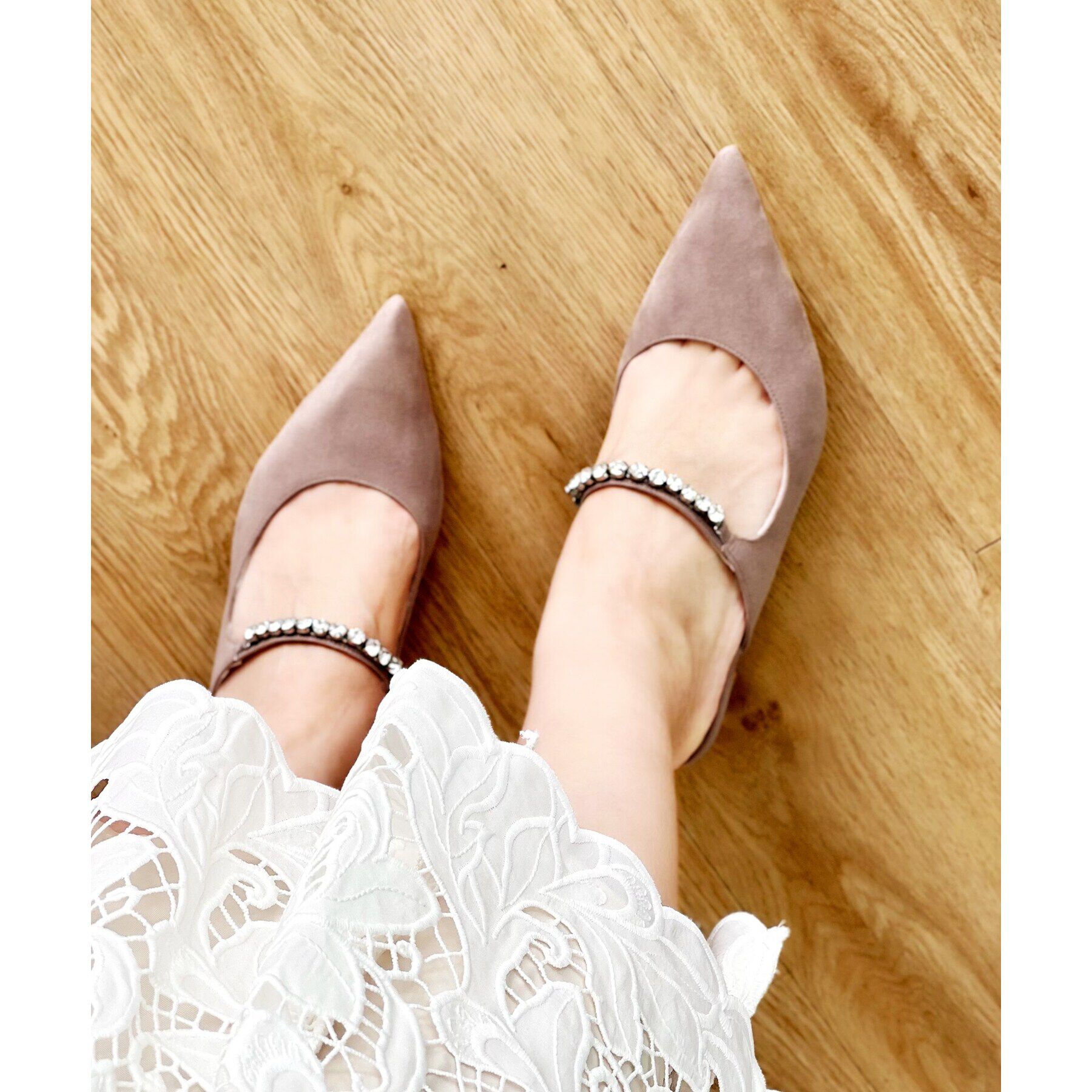 ESPERANZA「ビジューベルトミュール」|サンダル|