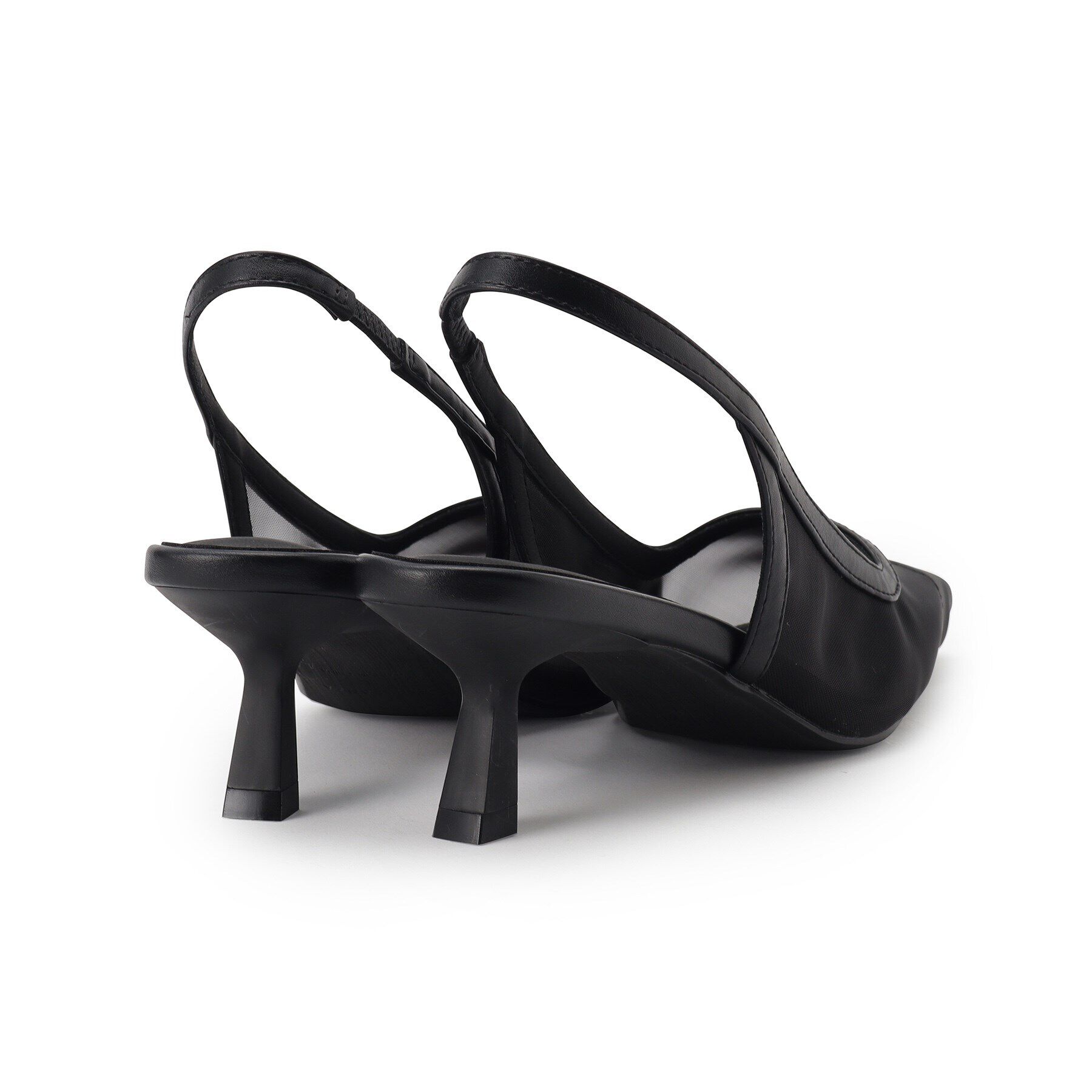 ESPERANZA「ポインテッドトゥチュールバックストラップミュール」|サンダル|