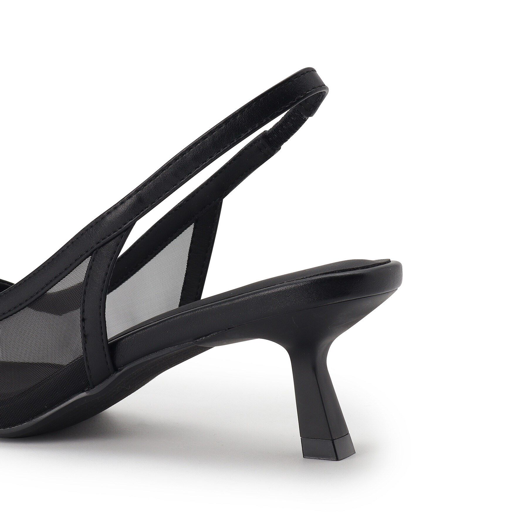 ESPERANZA「ポインテッドトゥチュールバックストラップミュール」|サンダル|