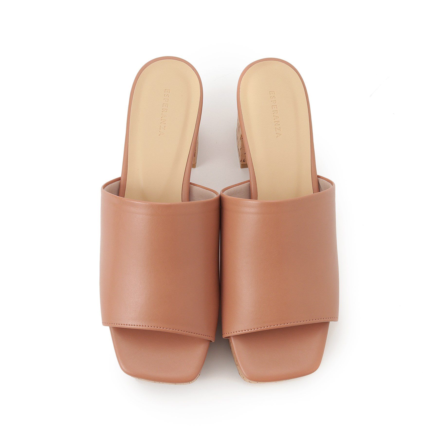 ESPERANZA「ゆる傾斜プラットフォームミュールサンダル」|サンダル|