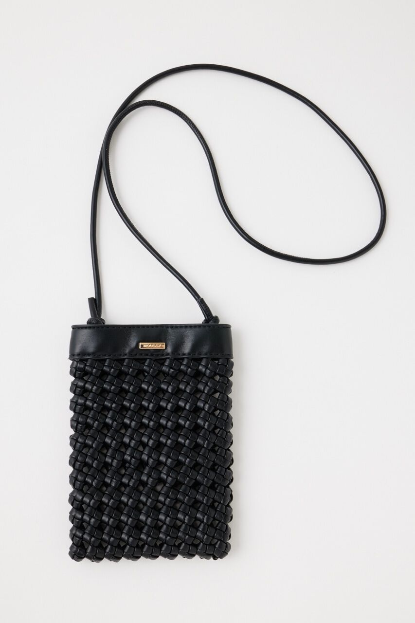 MOUSSY「BRAIDED MINI バッグ」|その他|BLK
