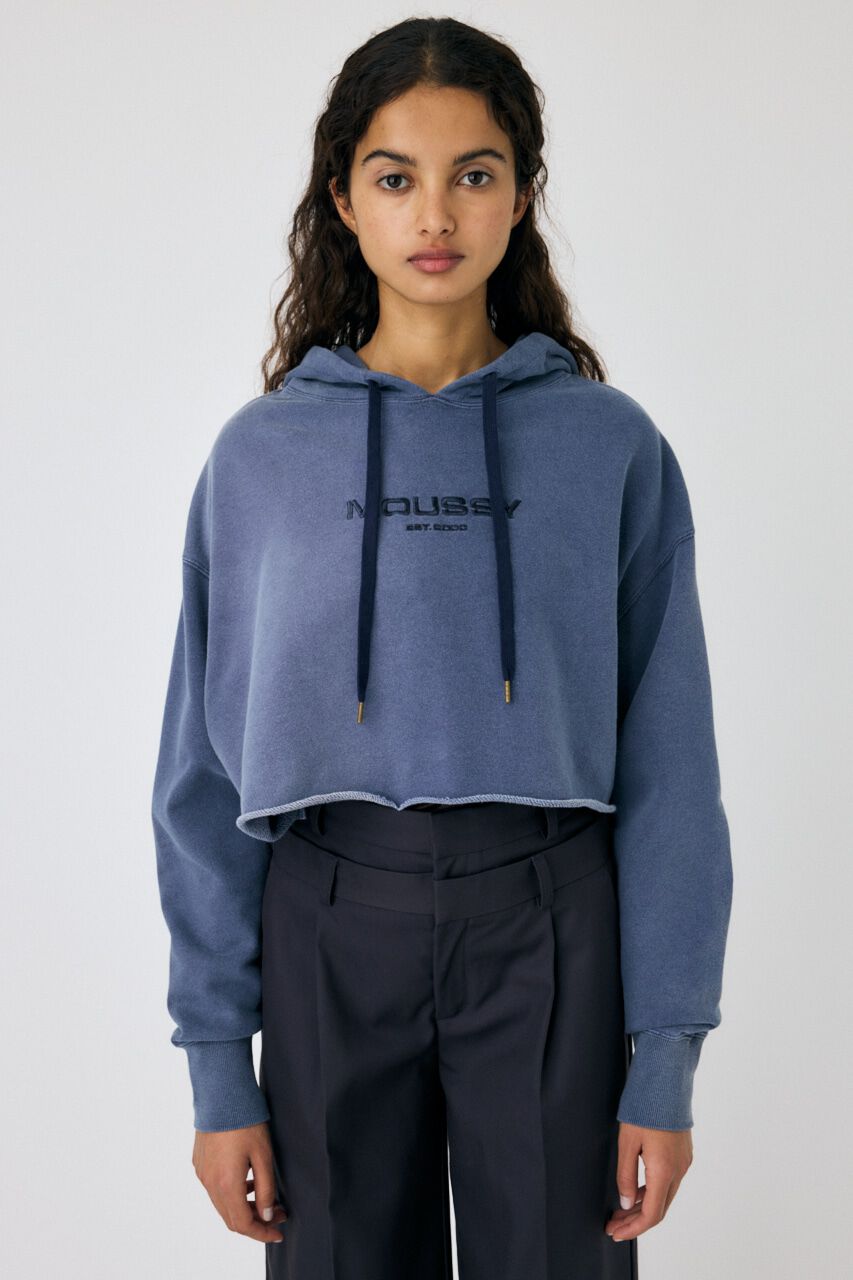 MOUSSY「MOUSSY GARMENT DYE フーディ」|パーカー|NVY
