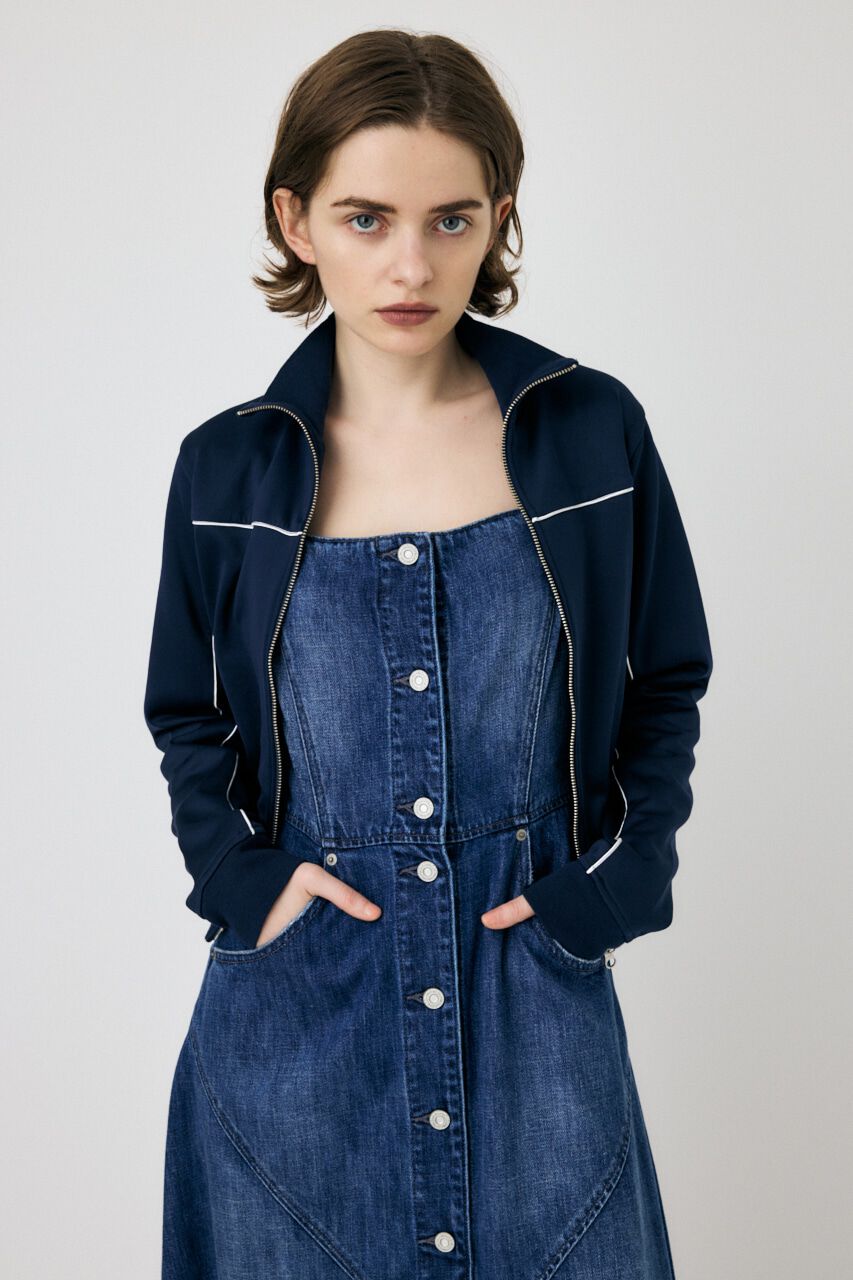 MOUSSY「DENIM LONG CAMI ドレス」|ワンピース|
