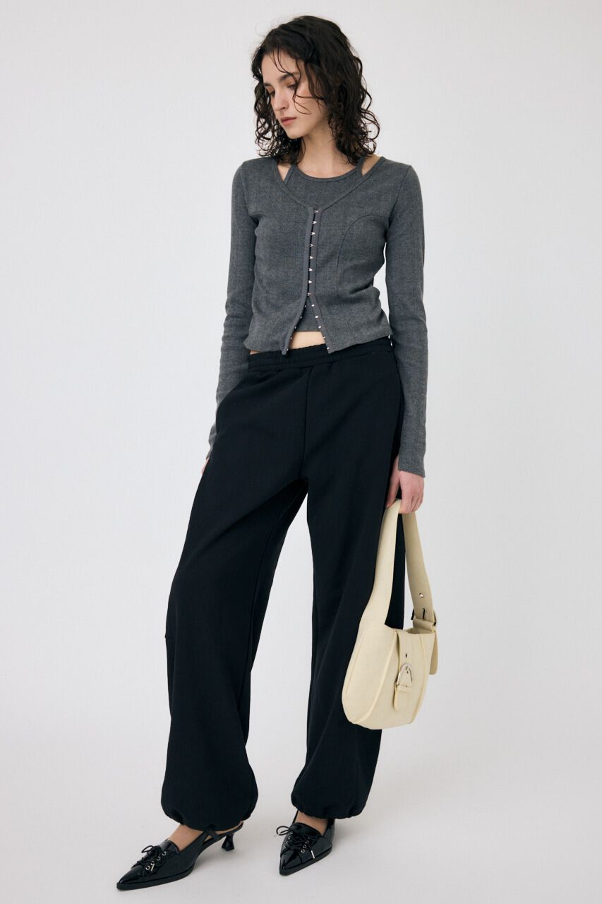 MOUSSY「LAYERED 2WAY カーディガン」|Tシャツ・カットソー|