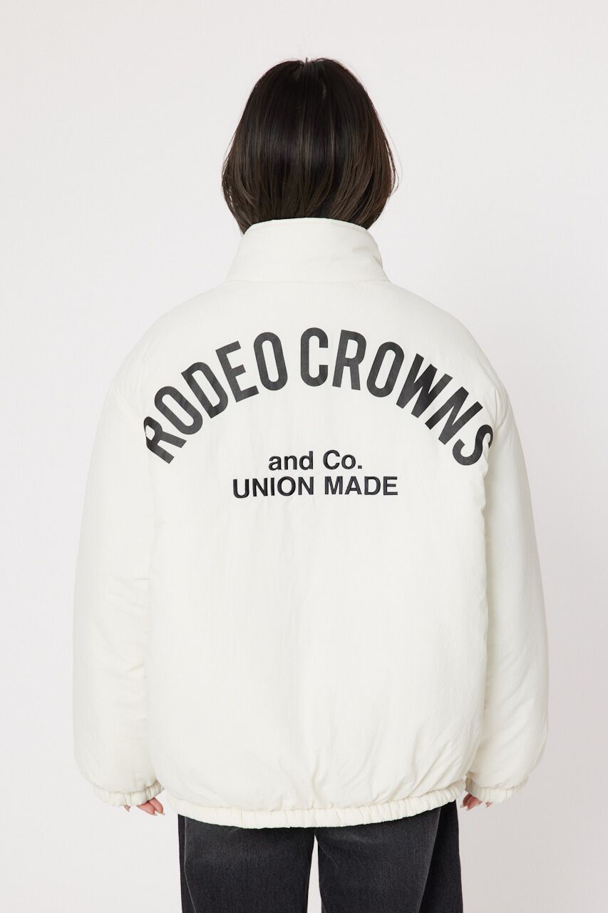 RODEO CROWNS「LOGOスタンドネックブルゾン」|ブルゾン・スタジャン|