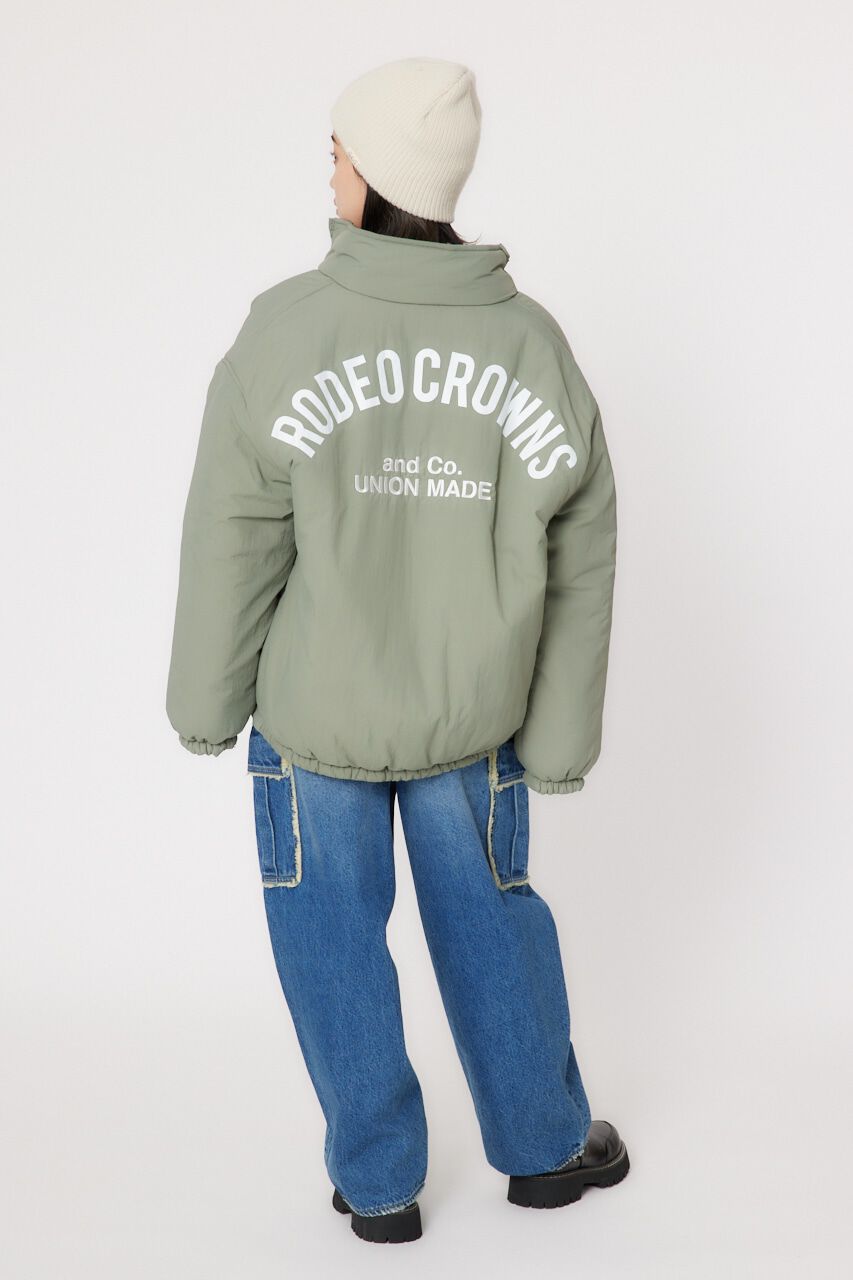 RODEO CROWNS「LOGOスタンドネックブルゾン」|ブルゾン・スタジャン|