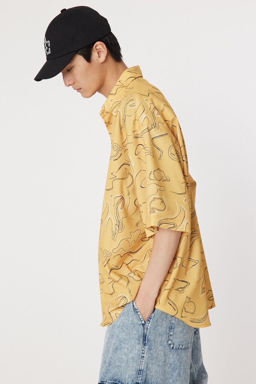 RODEO CROWNS「ホエールマーブルシャツ」|シャツ・ブラウス|