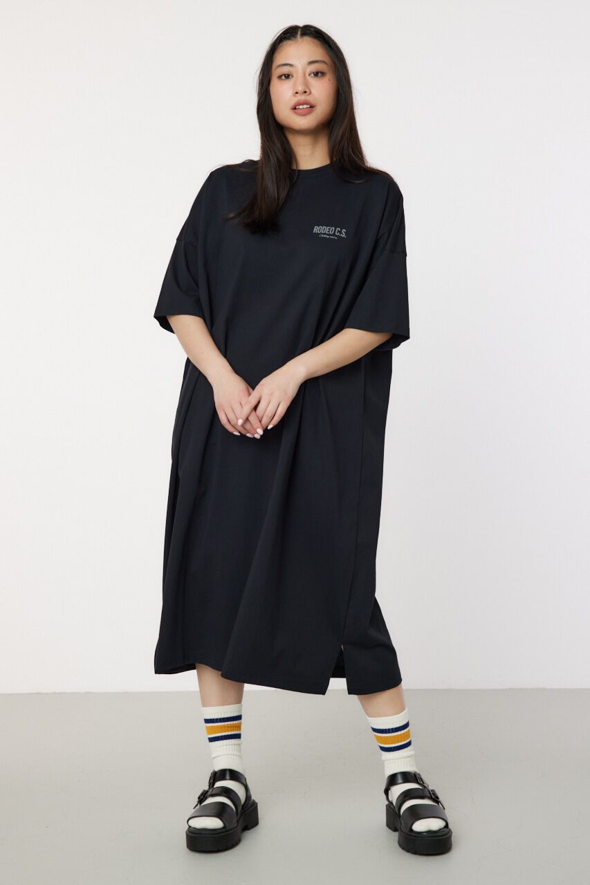 RODEO CROWNS「サガラワッペン ロゴ Tワンピース」|ワンピース|