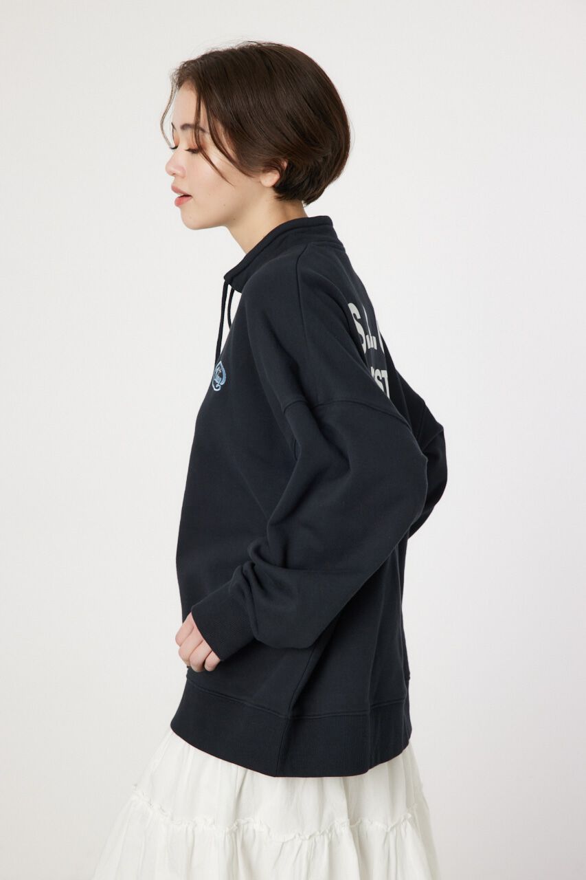 RODEO CROWNS「スタンドネックハーフジップトップス」|Tシャツ・カットソー|