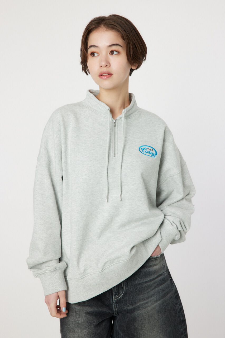 RODEO CROWNS「スタンドネックハーフジップトップス」|Tシャツ・カットソー|