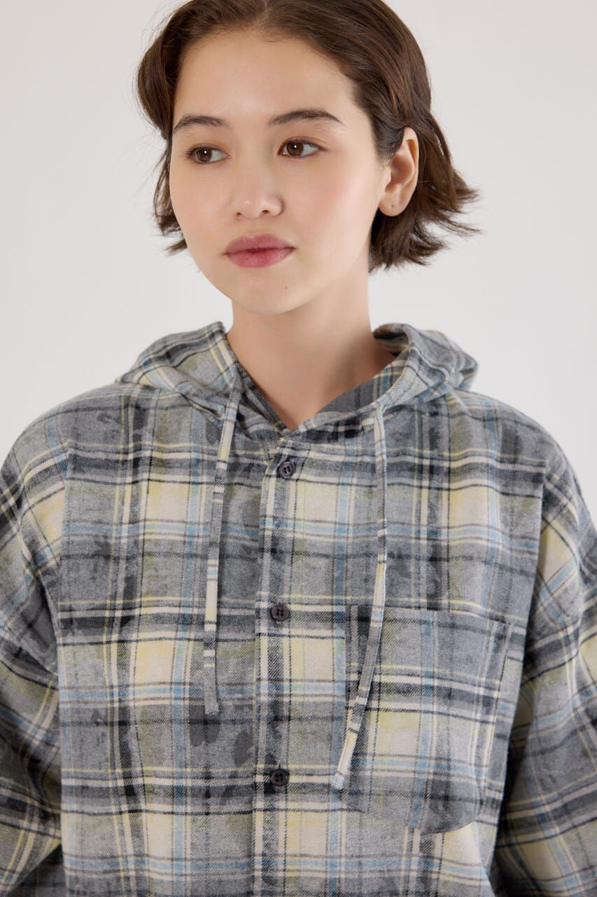 RODEO CROWNS「ヴィンテージチェックフードシャツ」|シャツ・ブラウス|