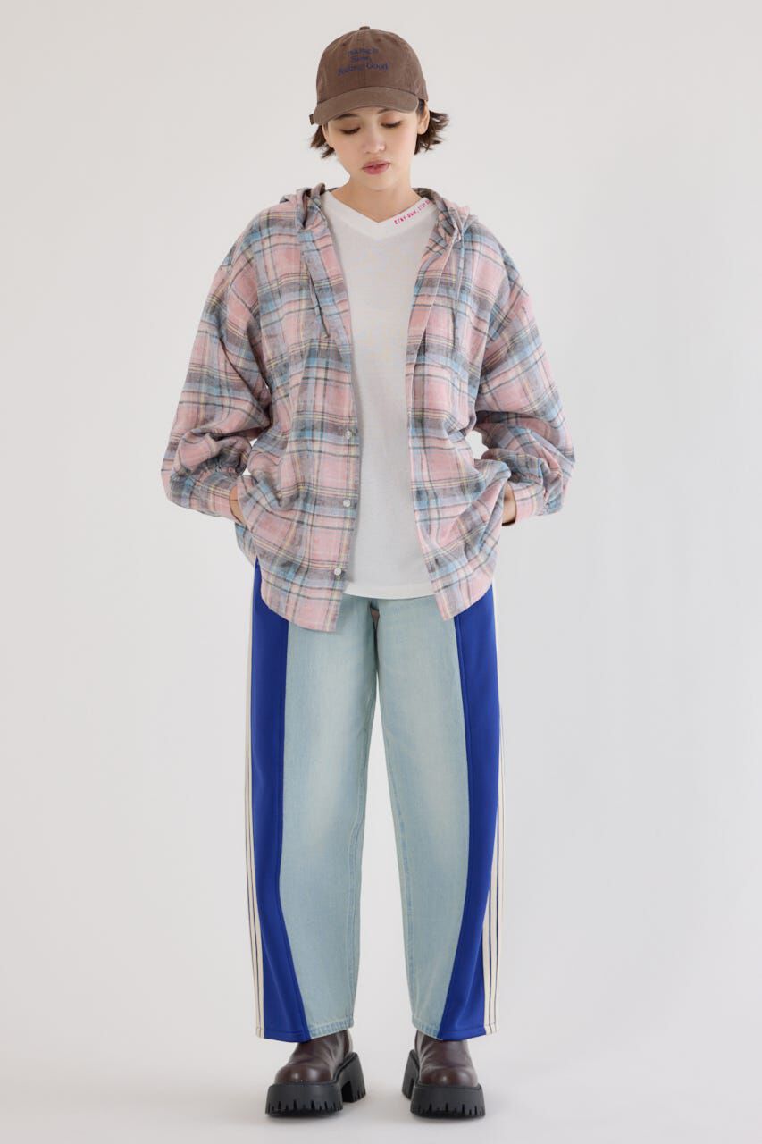 RODEO CROWNS「ヴィンテージチェックフードシャツ」|シャツ・ブラウス|