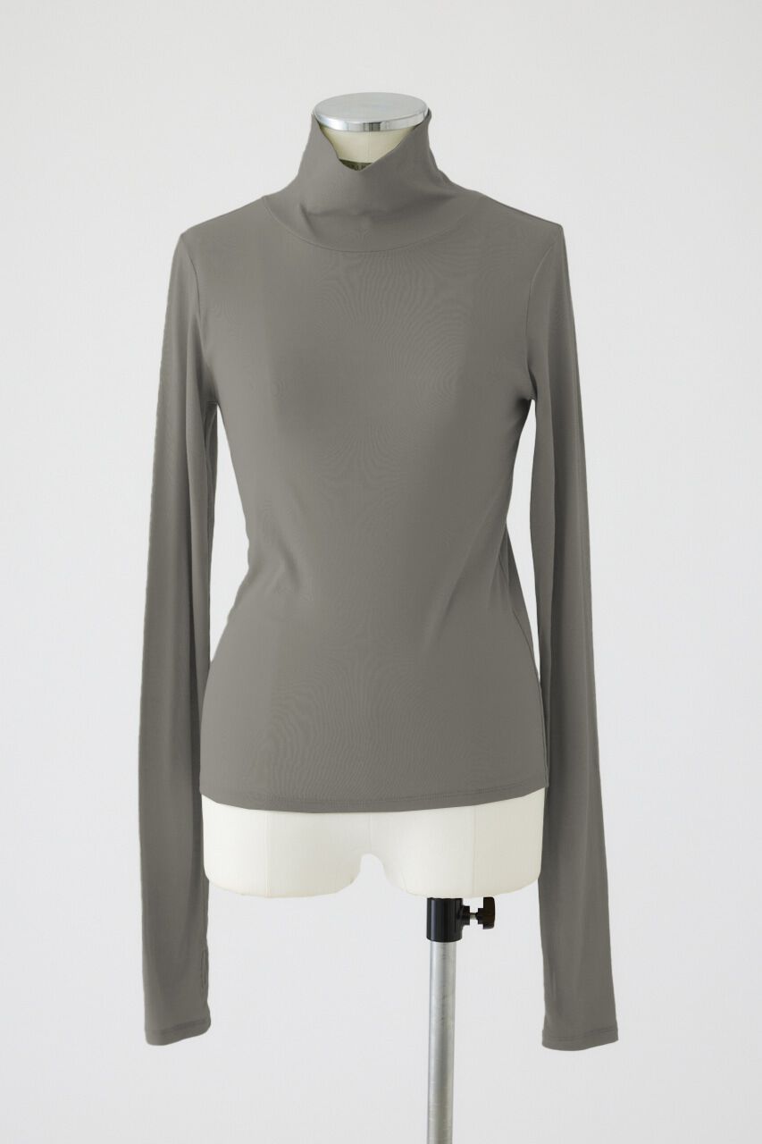RIM.ARK 「Cotton high neck tops」|Tシャツ・カットソー|GREIGE