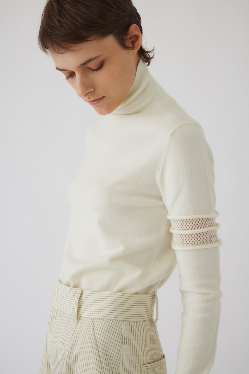 RIM.ARK 「Turtleneck tight knit tops」|ニット・セーター|O/WHT1