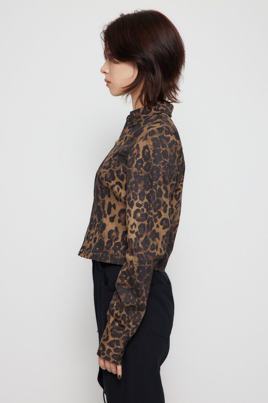 LAGUA GEM「LEOPARD COMPACT シャツ」|シャツ・ブラウス|