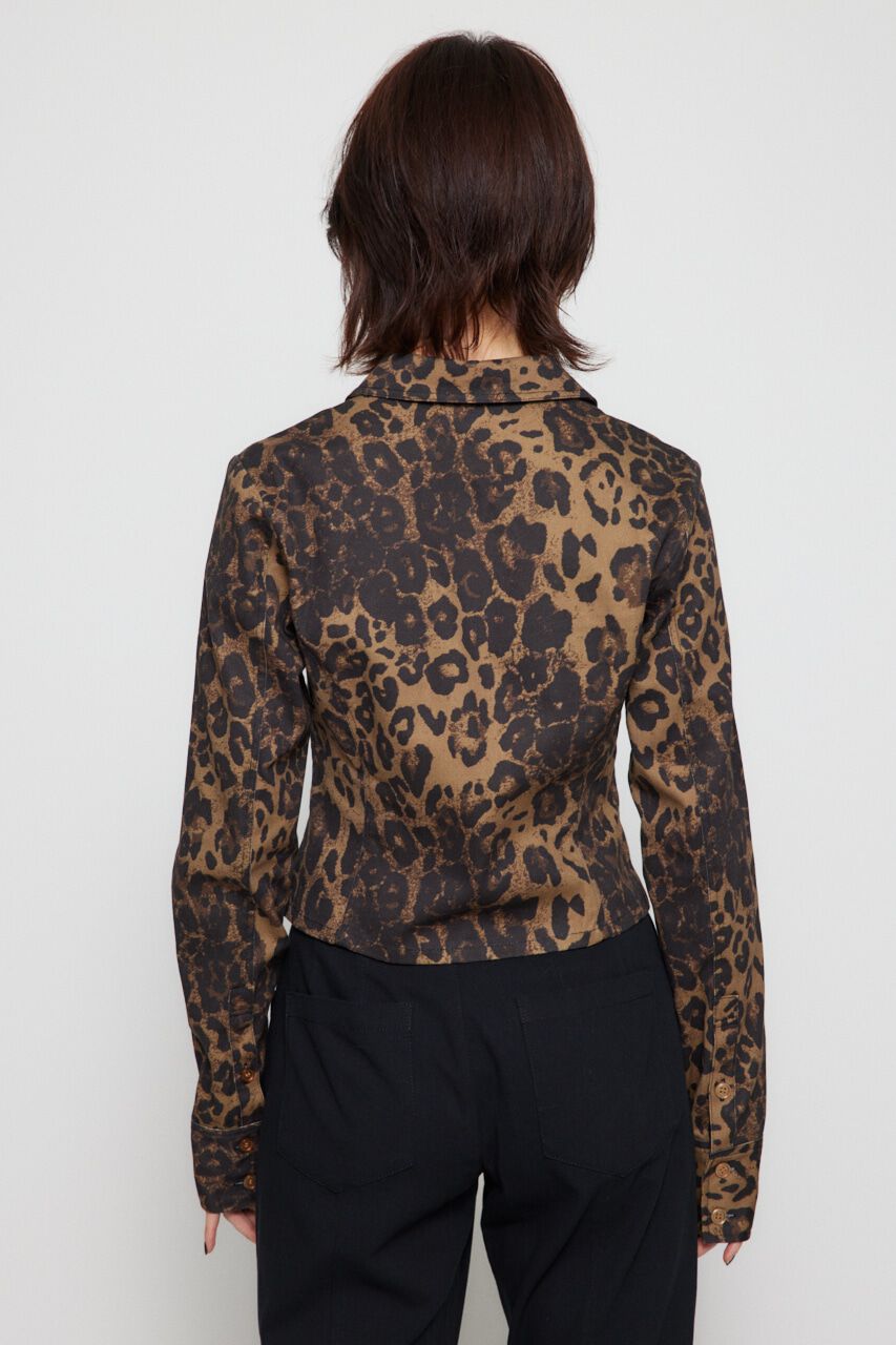 LAGUA GEM「LEOPARD COMPACT シャツ」|シャツ・ブラウス|