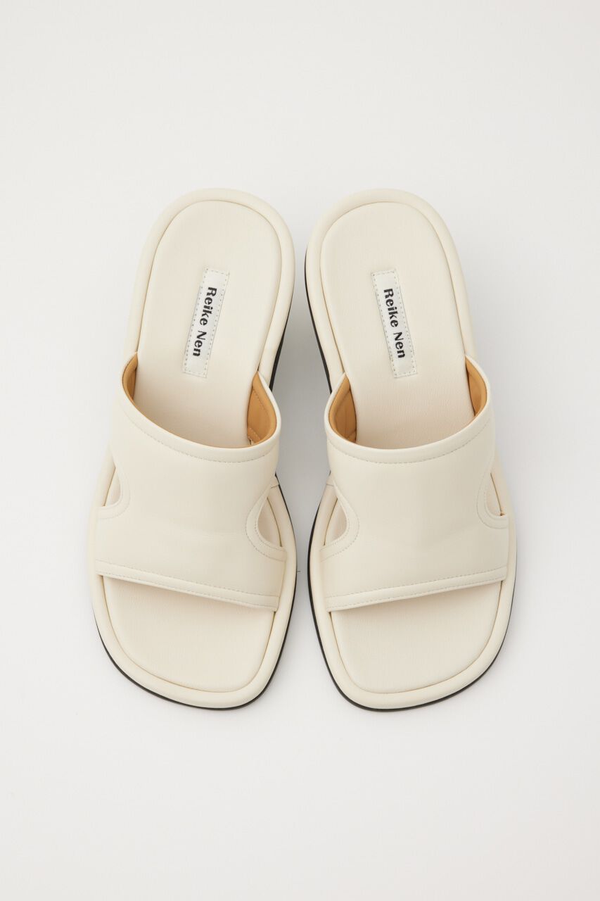SHEL'TTER SELECT「PADDED CUT-OUT ミュール」|サンダル|