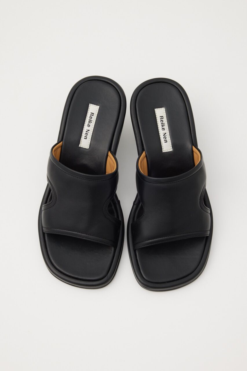 SHEL'TTER SELECT「PADDED CUT-OUT ミュール」|サンダル|