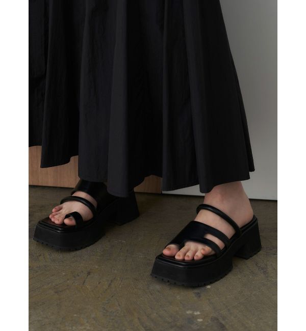 ELENDEEK「ASYMMETRY THONG SANDAL」|サンダル|