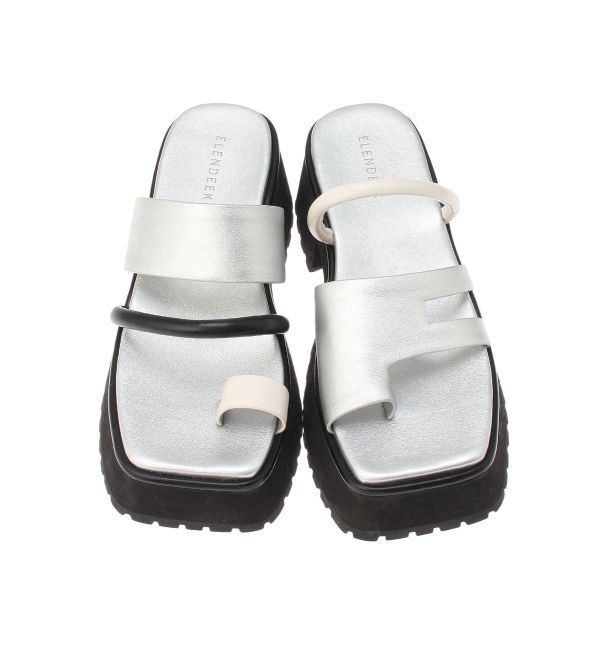 ELENDEEK「ASYMMETRY THONG SANDAL」|サンダル|