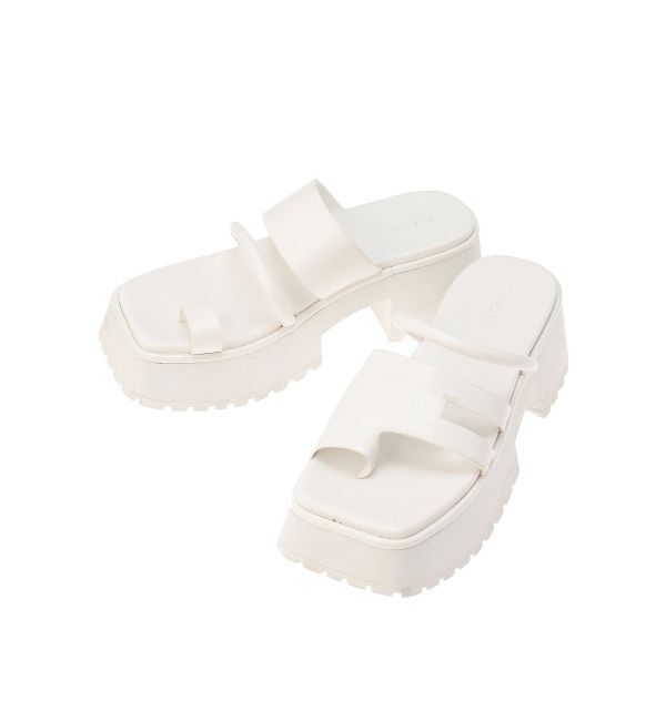 ELENDEEK「ASYMMETRY THONG SANDAL」|サンダル|