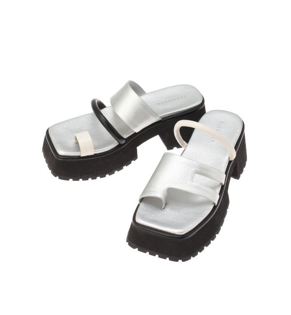 ELENDEEK「ASYMMETRY THONG SANDAL」|サンダル|