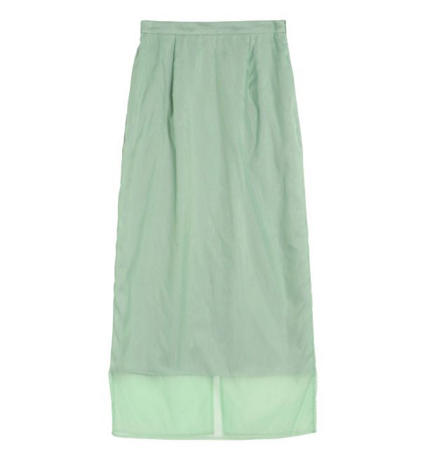 ELENDEEK「SHEER LONG I-LINE SK」|スカート|