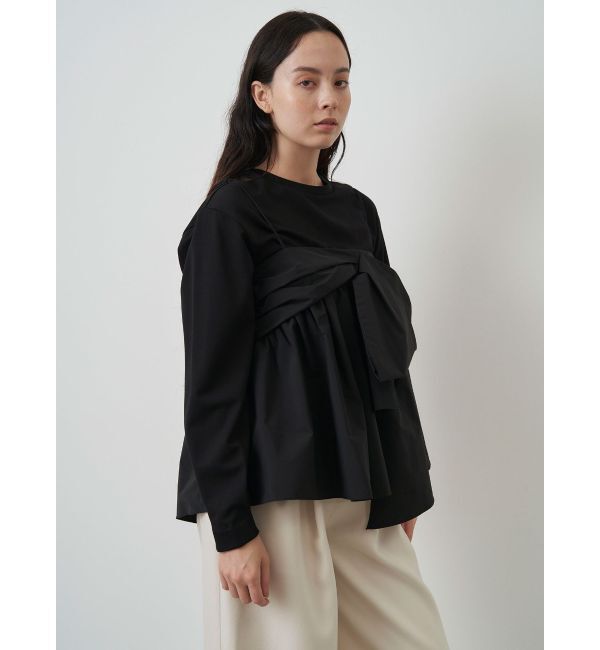 ELENDEEK「TAFFETA CAMI SET CS」|Tシャツ・カットソー|ブラック