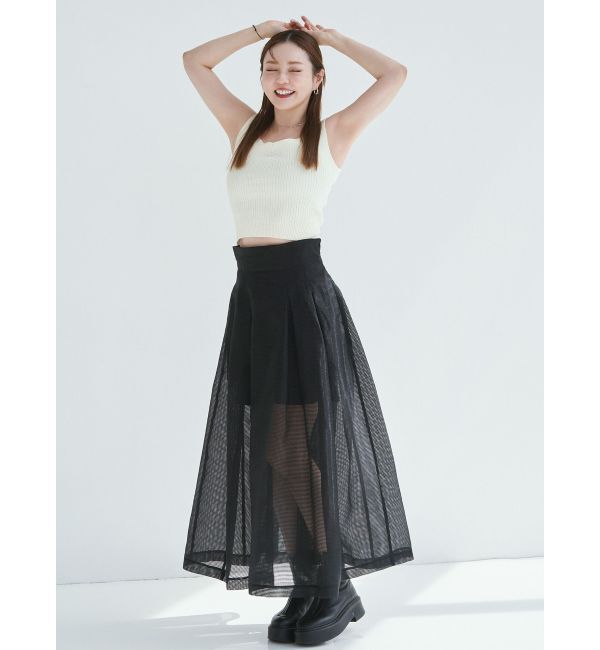 ELENDEEK「【FUJIKO&times;ELENDEEK】RIB KNIT TANK」|タンクトップ|