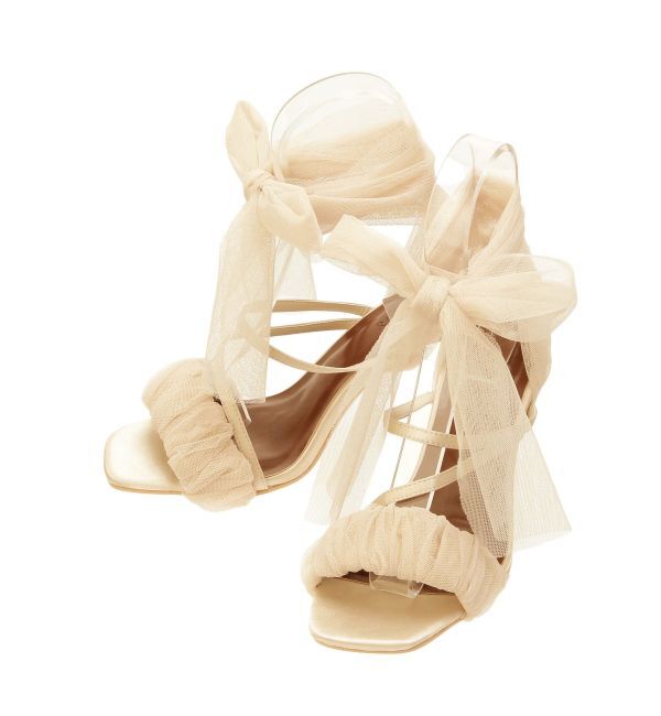 RESEXXY「チュールデザインサンダル」|サンダル|