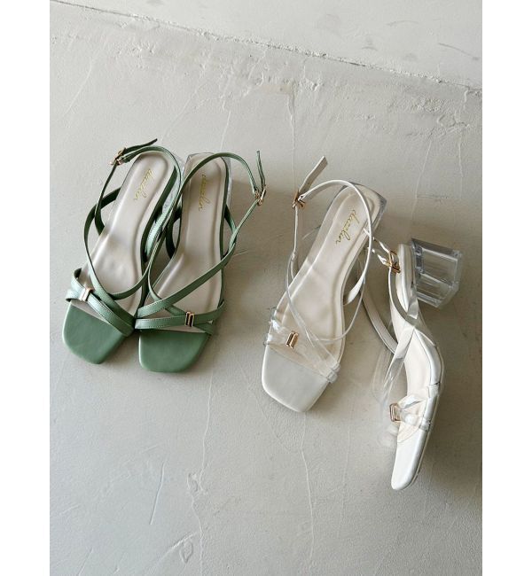 dazzlin「パーツポイントサンダル」|サンダル|