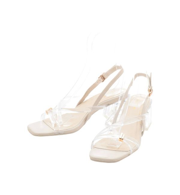 dazzlin「パーツポイントサンダル」|サンダル|