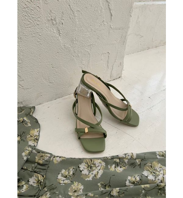 dazzlin「パーツポイントサンダル」|サンダル|