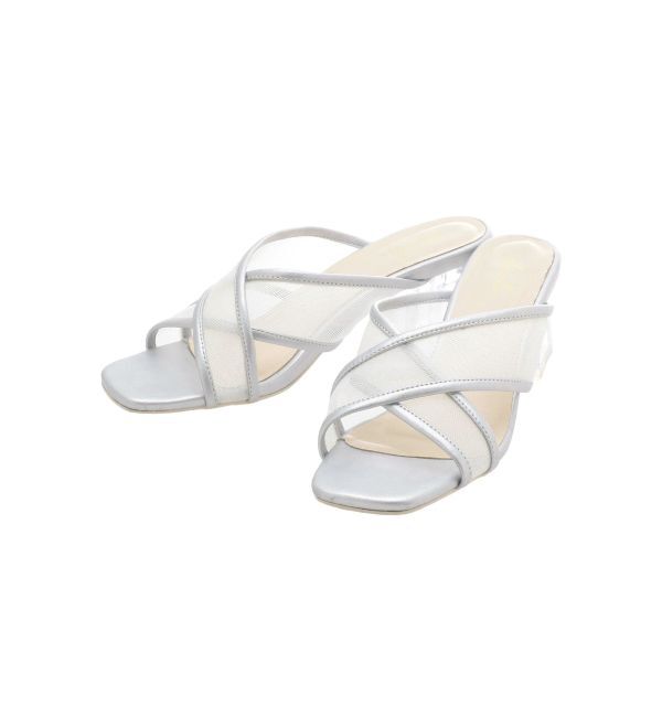 dazzlin「クロスメッシュシアーサンダル」|サンダル|